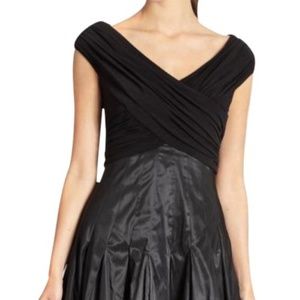 Tadashi Shoji Taffeta Fit-And-Flare Dress